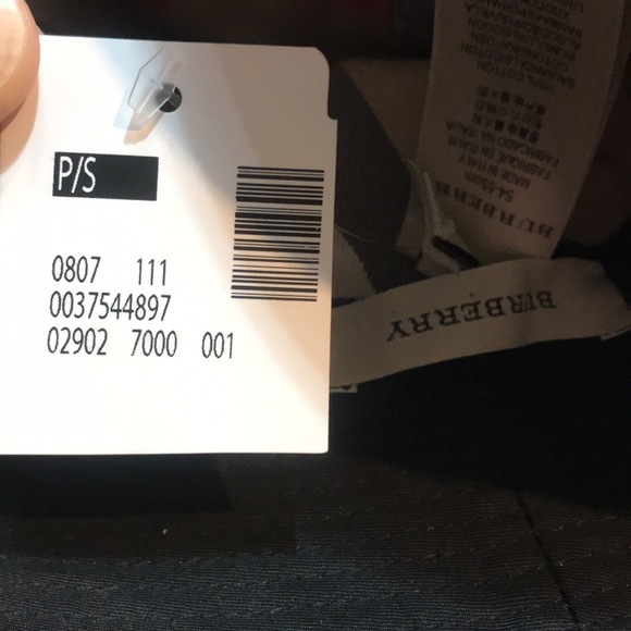 BURBERRY black bucket hat size small authentic ⭐️ - Picture 6 of 6